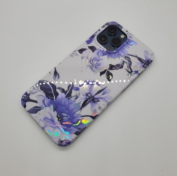 iPhone 11 Case floral iPhone 12 Pro Max Case Floral laser Holographic - Picture 6 of 8
